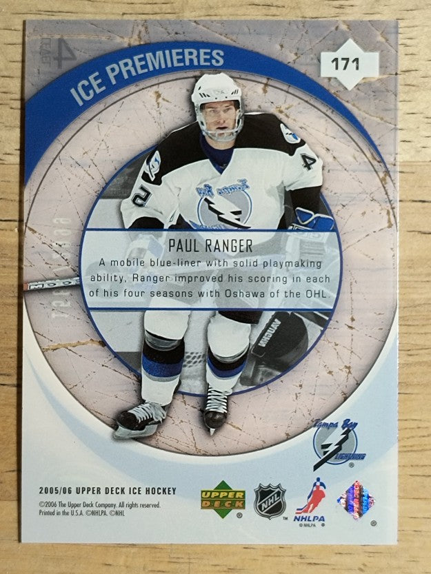 2005-06 Upper Deck Ice #171 Paul Ranger RC