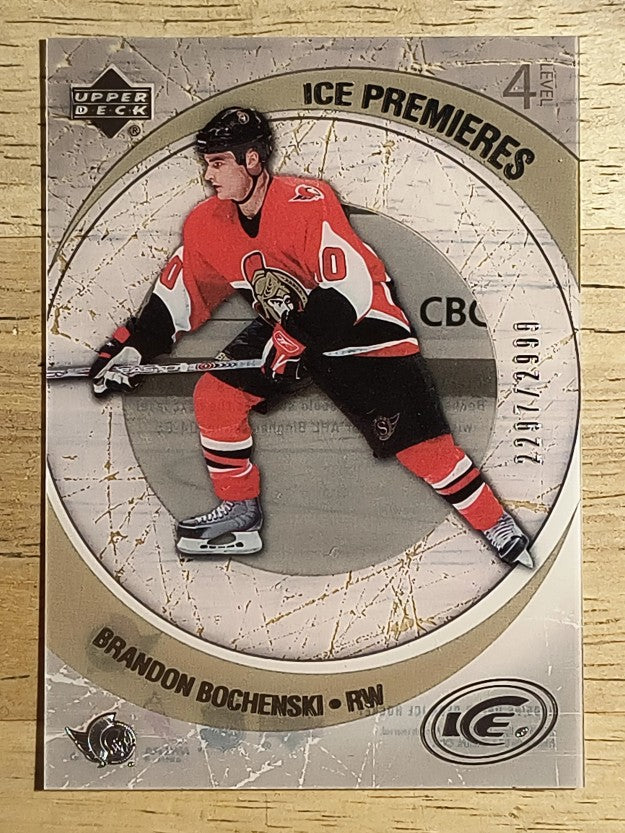 2005-06 Upper Deck Ice #175 Brandon Bochenski RC