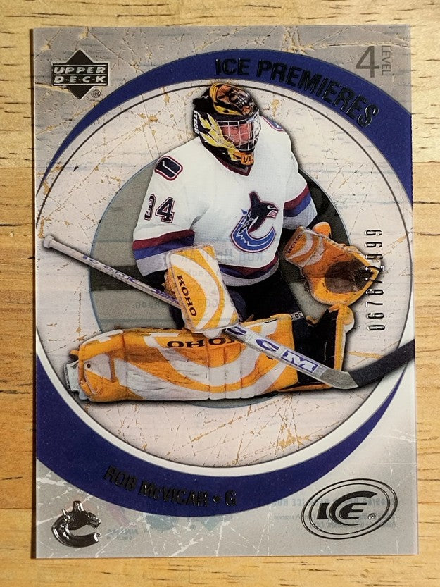 2005-06 Upper Deck Ice #182 Rob McVicar RC