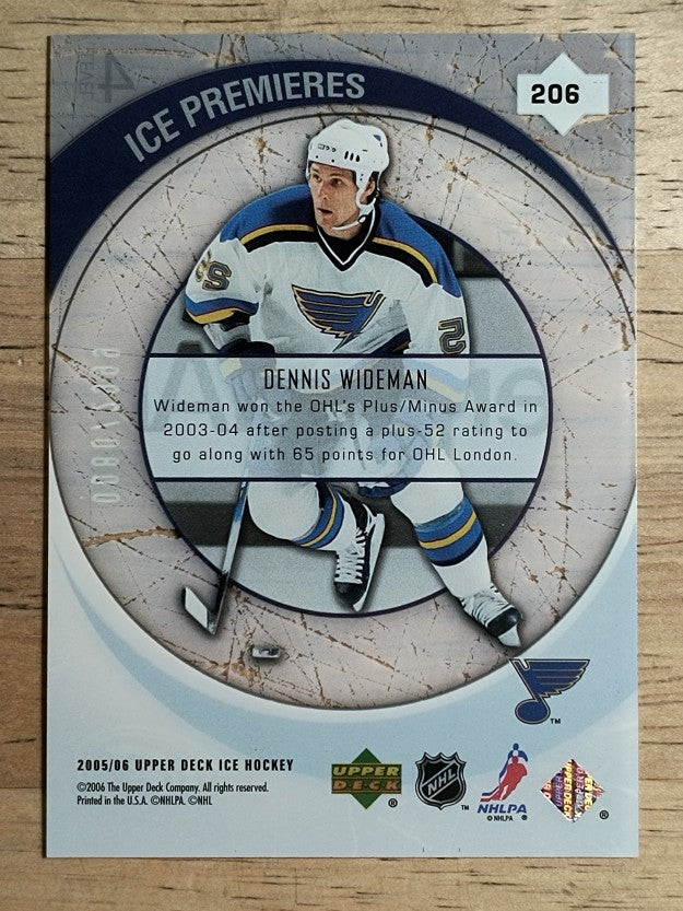 2005-06 Upper Deck Ice #206 Dennis Wideman RC