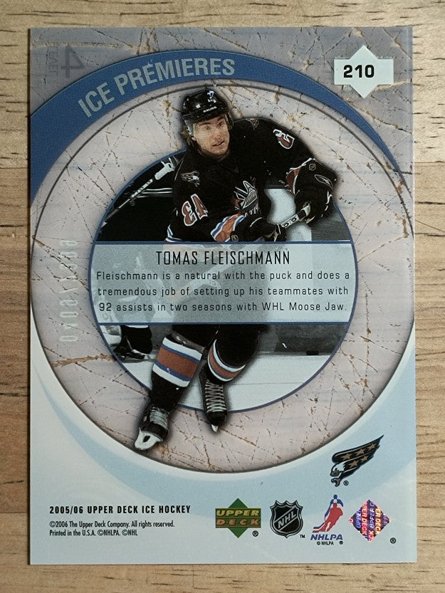 2005-06 Upper Deck Ice #210 Tomas Fleischmann RC