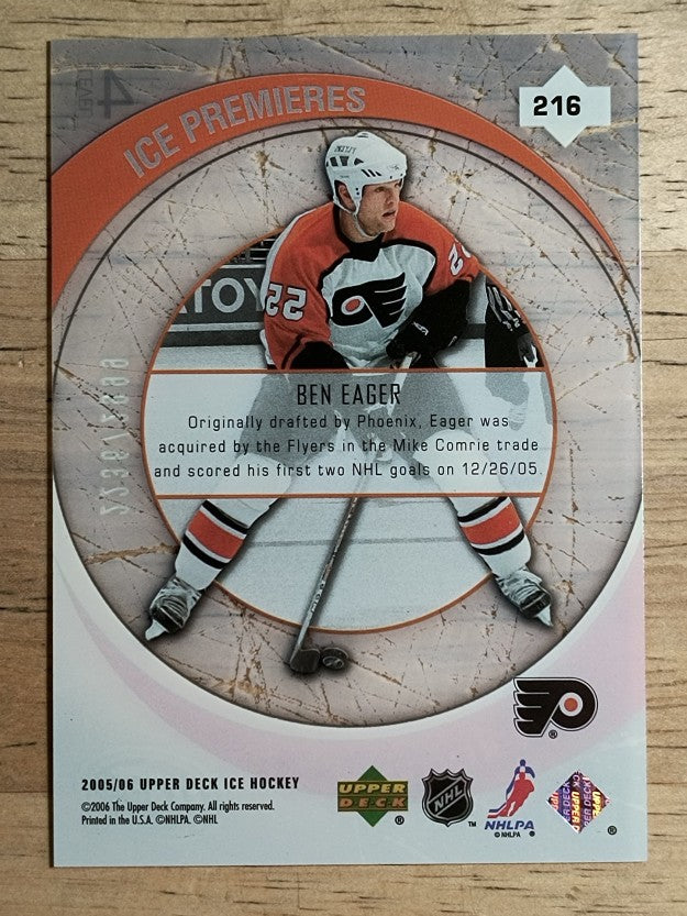 2005-06 Upper Deck Ice #216 Ben Eager RC