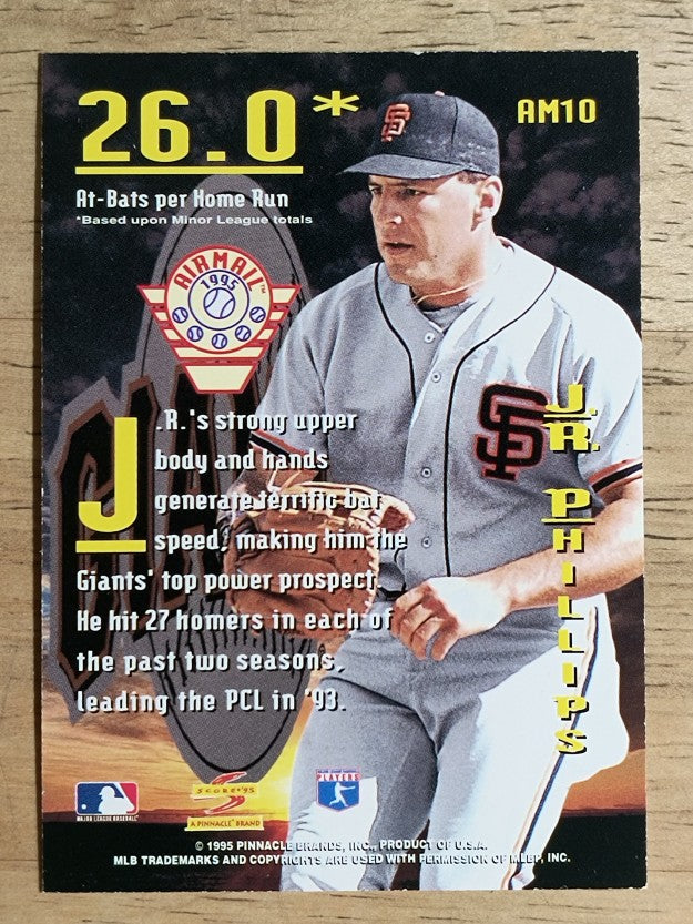 1995 Score Airmail #AM10 J.R. Phillips