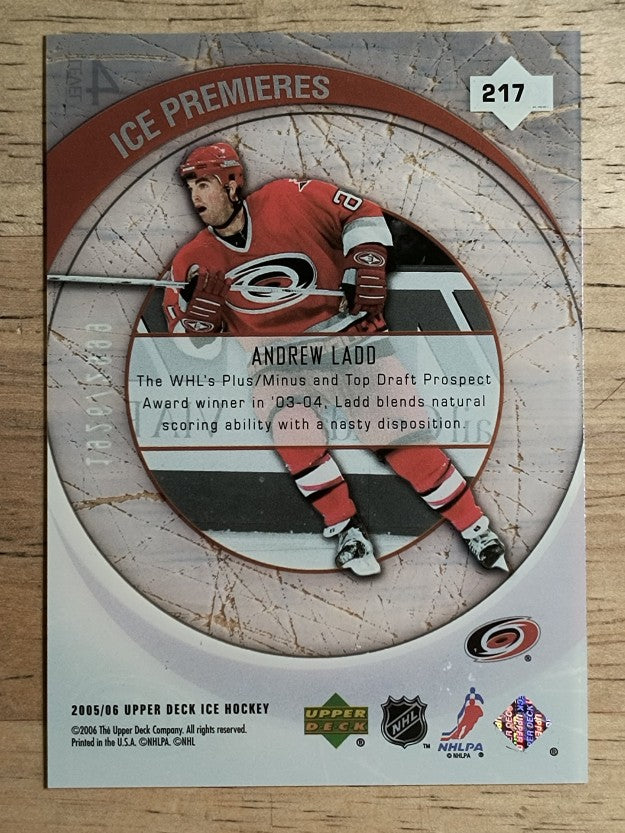 2005-06 Upper Deck Ice #217 Andrew Ladd RC