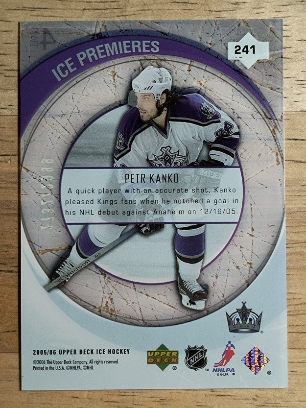 2005-06 Upper Deck Ice #241 Petr Kanko RC