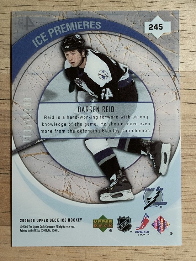 2005-06 Upper Deck Ice #245 Darren Reid RC