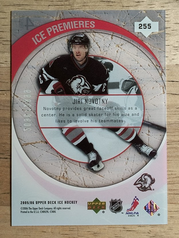 2005-06 Upper Deck Ice #255 Jiri Novotny RC