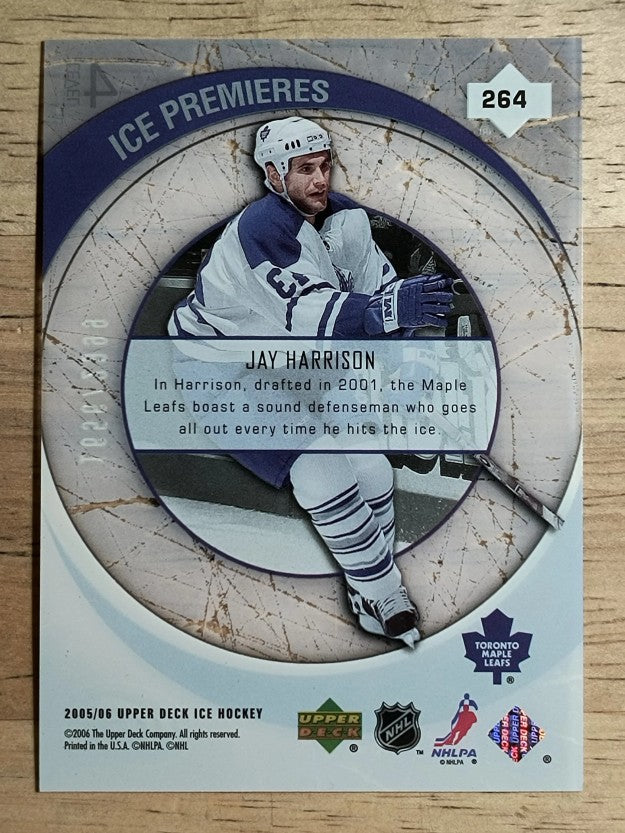 2005-06 Upper Deck Ice #264 Jay Harrison RC