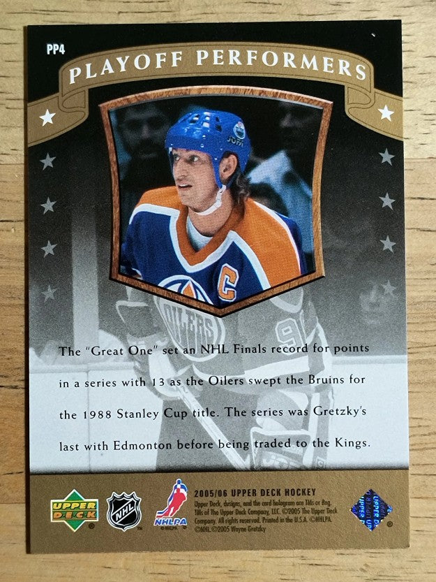 2005-06 Upper Deck Playoff Performers #PP4 Wayne Gretzky