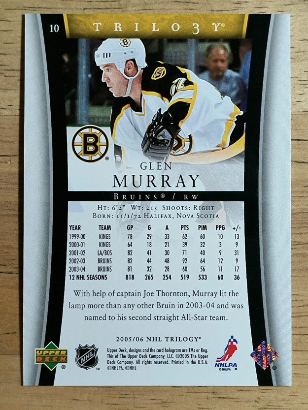 2005-06 Upper Deck Trilogy #10 Glen Murray