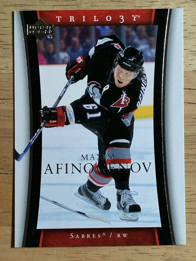 2005-06 Upper Deck Trilogy #14 Maxim Afinogenov