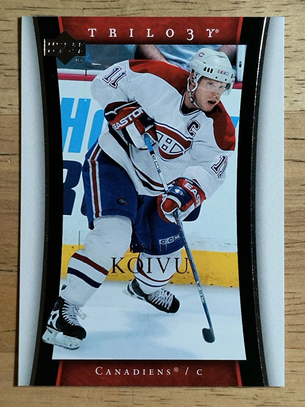 2005-06 Upper Deck Trilogy #48 Saku Koivu