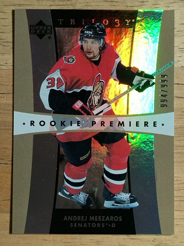 2005-06 Upper Deck Trilogy #205 Andrej Meszaros RC