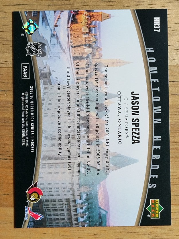 2006-07 Upper Deck Hometown Heroes #HH37 Jason Spezza