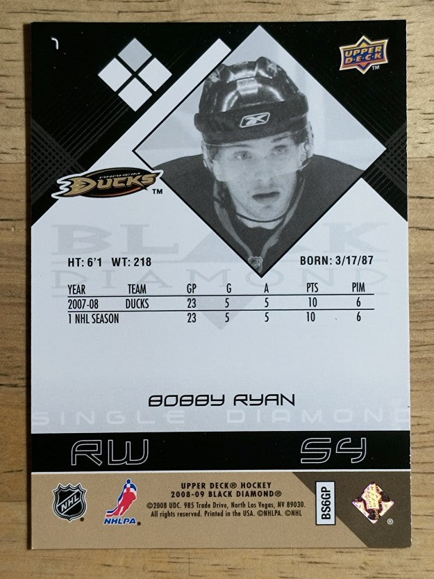 2008-09 Black Diamond #1 Bobby Ryan