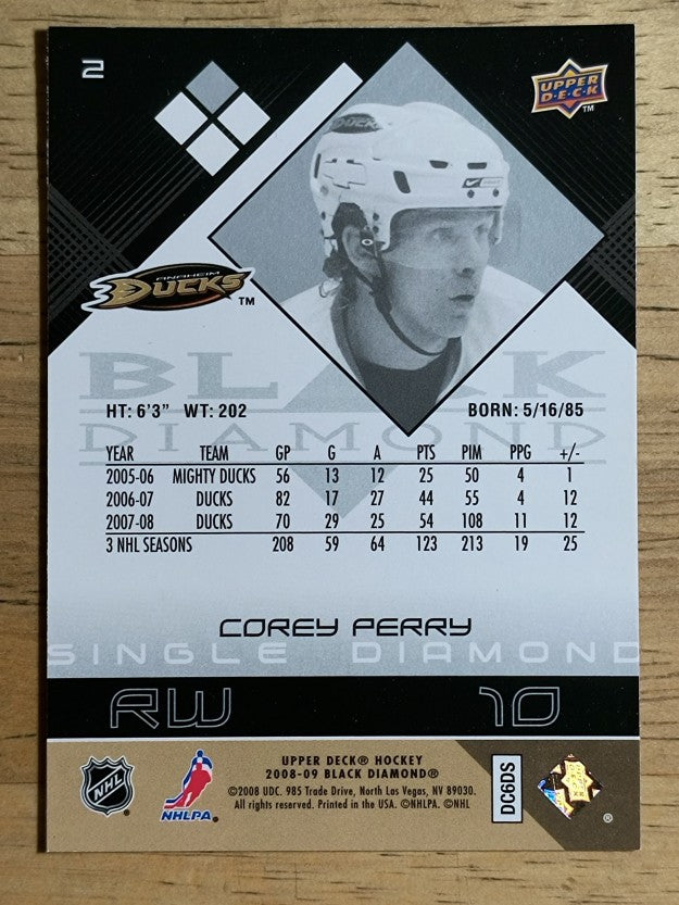 2008-09 Black Diamond #2 Corey Perry