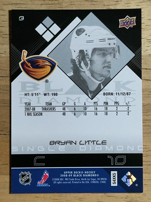 2008-09 Black Diamond #3 Bryan Little