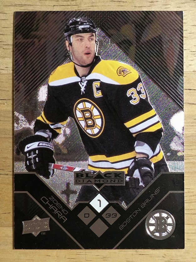2008-09 Black Diamond #7 Zdeno Chara