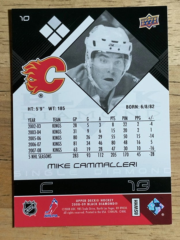 2008-09 Black Diamond #10 Mike Cammalleri