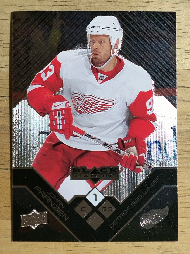 2008-09 Black Diamond #26 Johan Franzen