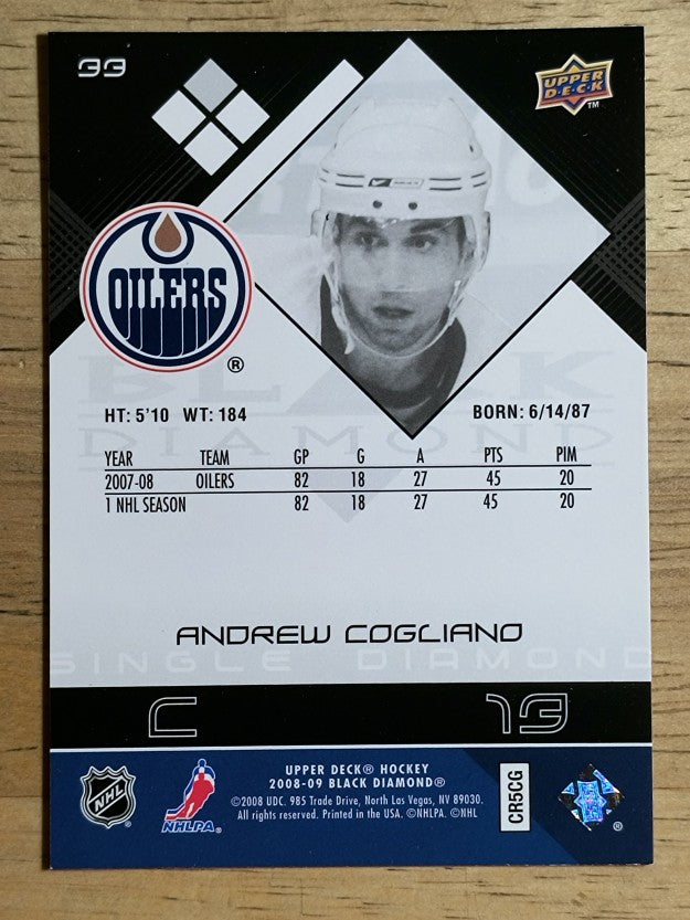 2008-09 Black Diamond #33 Andrew Cogliano
