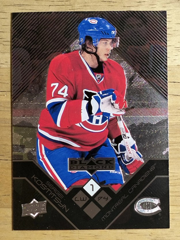2008-09 Black Diamond #43 Sergei Kostitsyn
