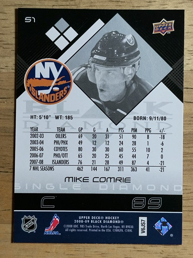 2008-09 Black Diamond #51 Mike Comrie