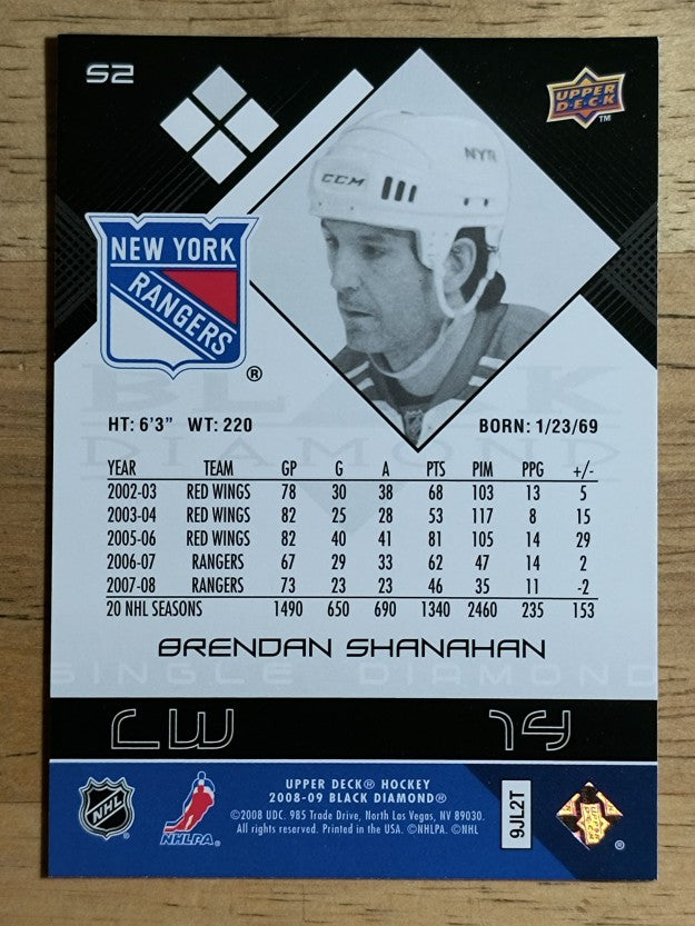 2008-09 Black Diamond #52 Brendan Shanahan