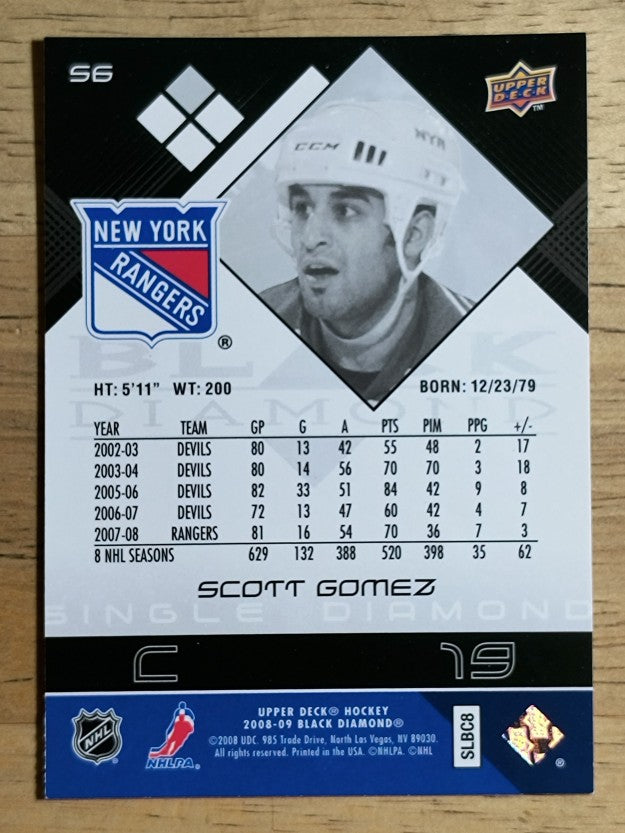 2008-09 Black Diamond #56 Scott Gomez