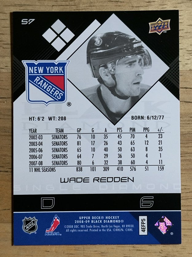 2008-09 Black Diamond #57 Wade Redden