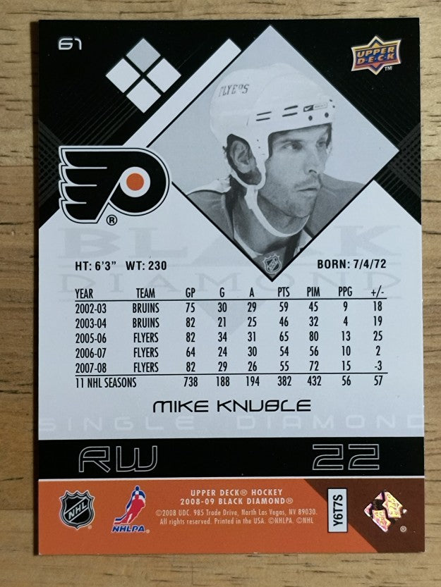2008-09 Black Diamond #61 Mike Knuble