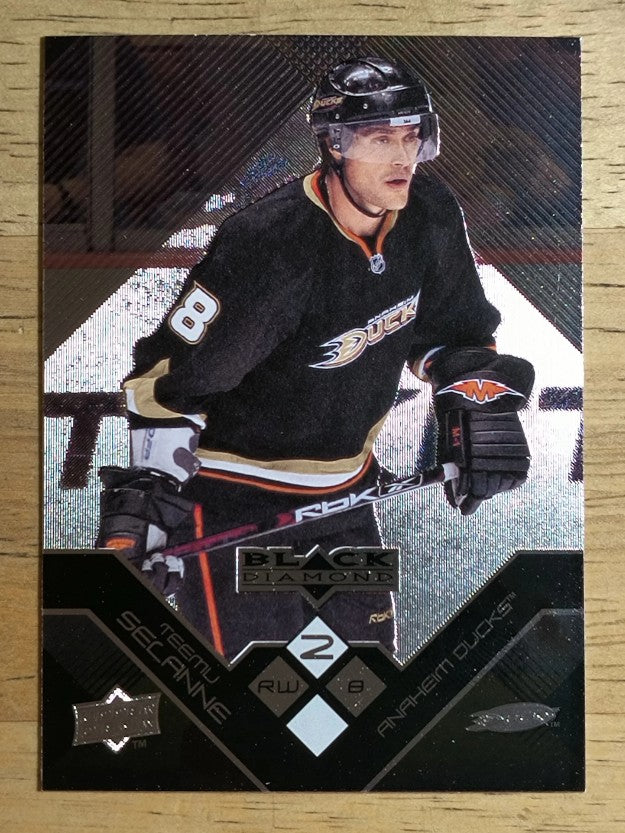 2008-09 Black Diamond #86 Teemu Selanne