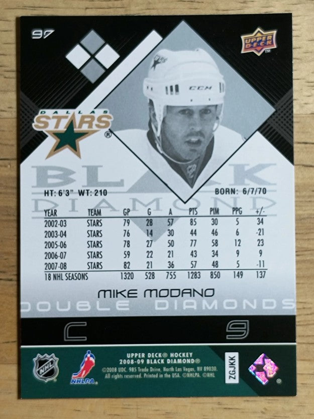 2008-09 Black Diamond #97 Mike Modano