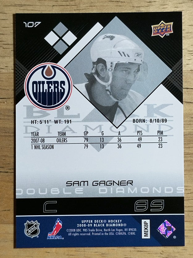 2008-09 Black Diamond #107 Sam Gagner