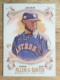 2021 Topps Allen and Ginter #266 Cristian Javier RC