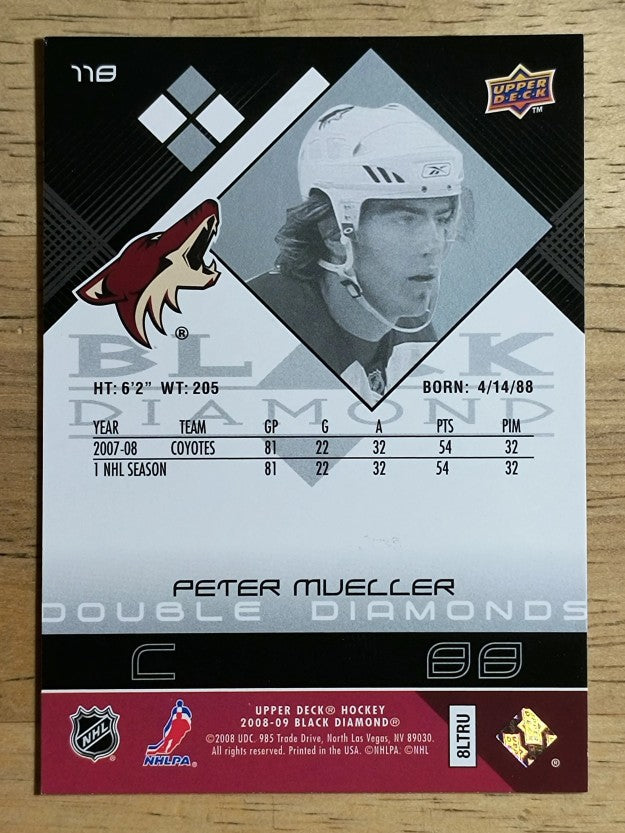 2008-09 Black Diamond #118 Peter Mueller