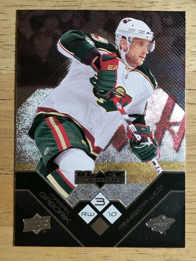2008-09 Black Diamond #141 Marian Gaborik