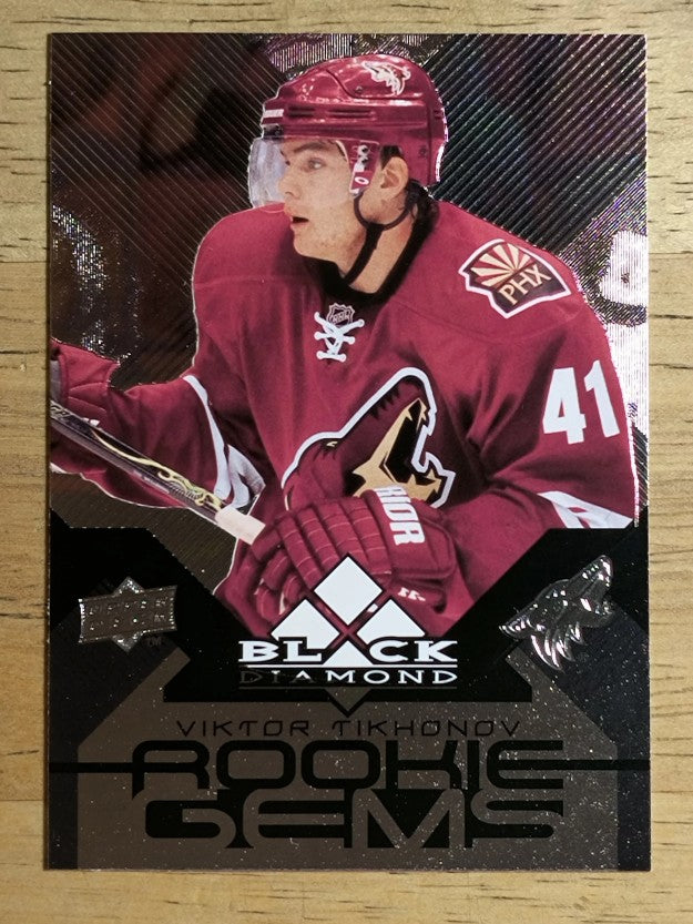2008-09 Black Diamond #148 Viktor Tikhonov RC