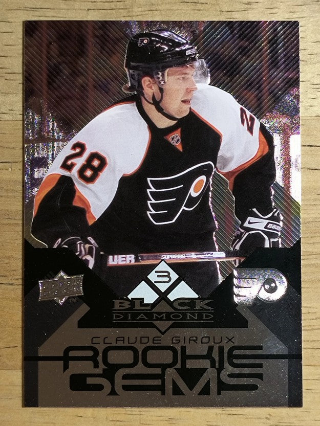 2008-09 Black Diamond #154 Claude Giroux RC