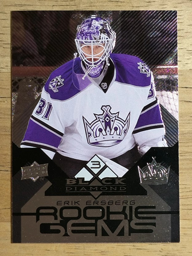2008-09 Black Diamond #159 Erik Ersberg RC