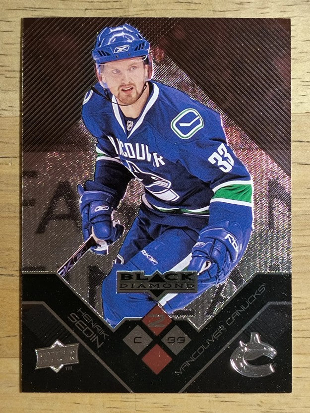 2008-09 Black Diamond Ruby #126 Henrik Sedin