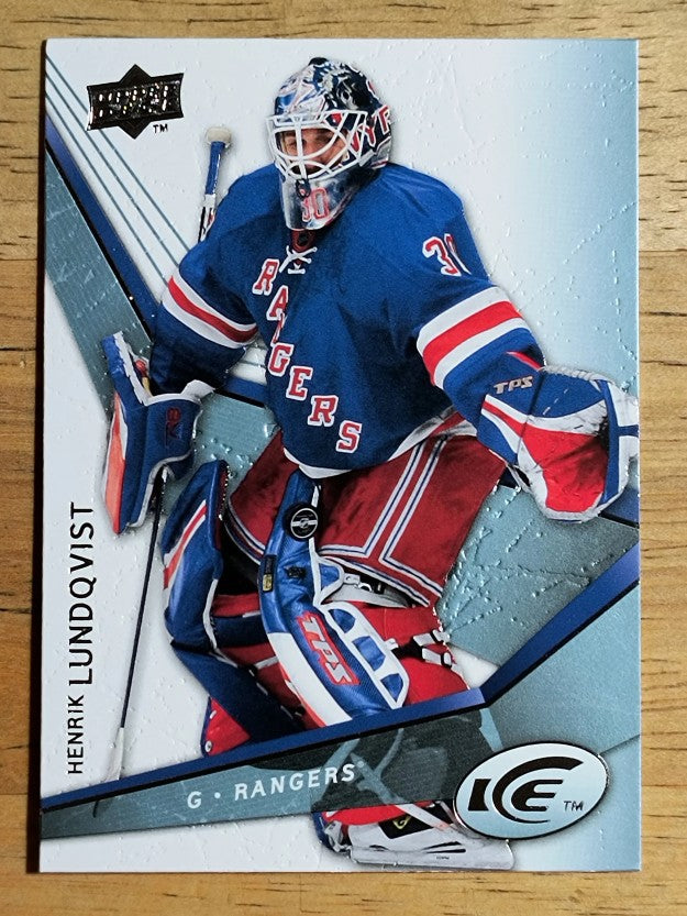 2008-09 Upper Deck Ice #29 Henrik Lundqvist