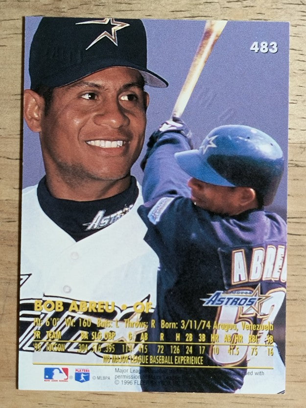 1996 Ultra Gold Medallion #483 Bob Abreu