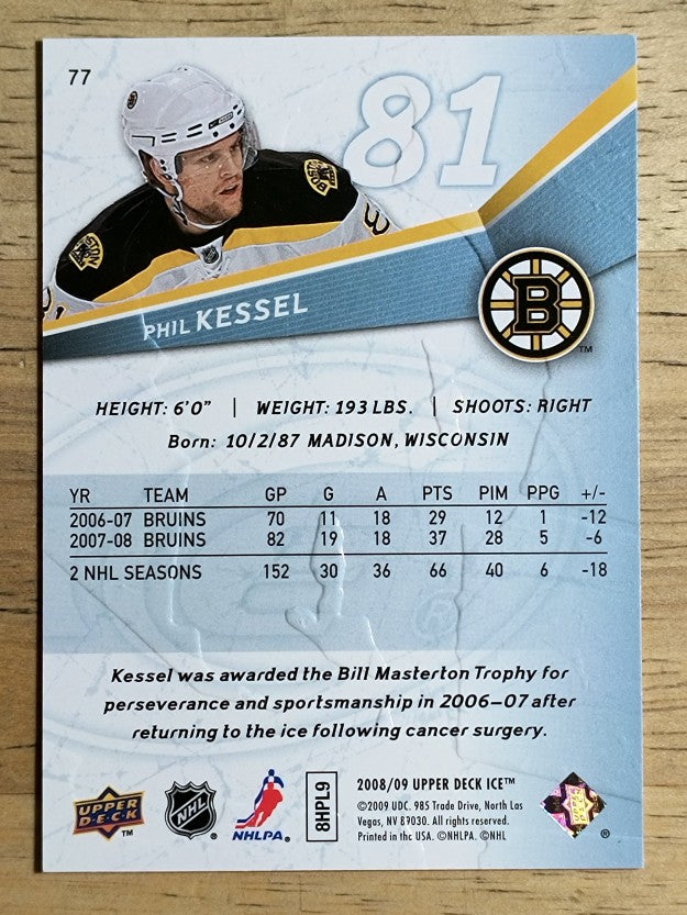 2008-09 Upper Deck Ice #77 Phil Kessel