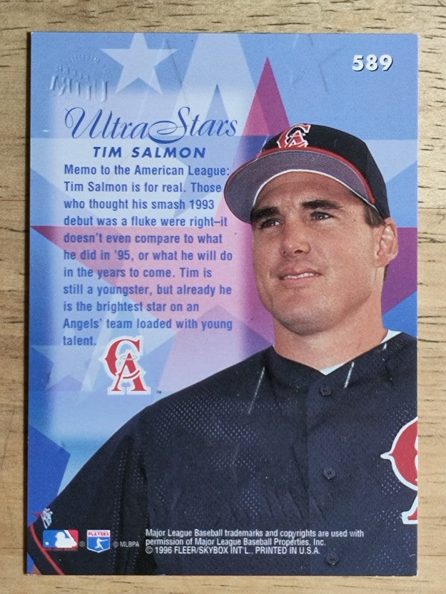 1996 Ultra Gold Medallion #589 Tim Salmon STA