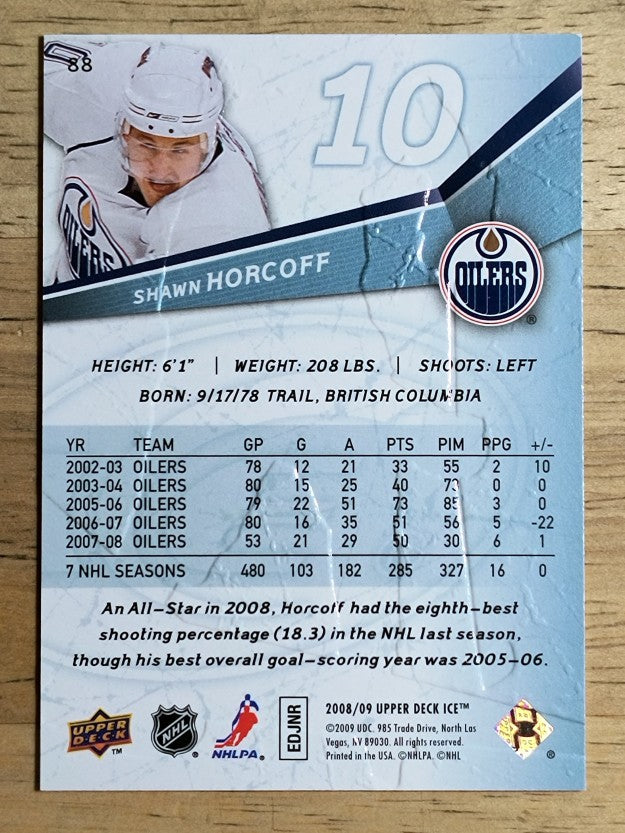 2008-09 Upper Deck Ice #88 Shawn Horcoff