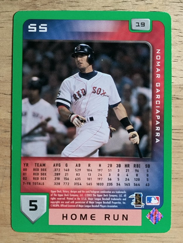 2003 Upper Deck Victory Tier 1 Green #19 Nomar Garciaparra