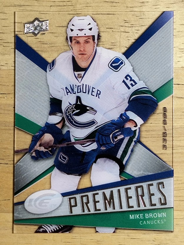 2008-09 Upper Deck Ice #123 Mike Brown RC