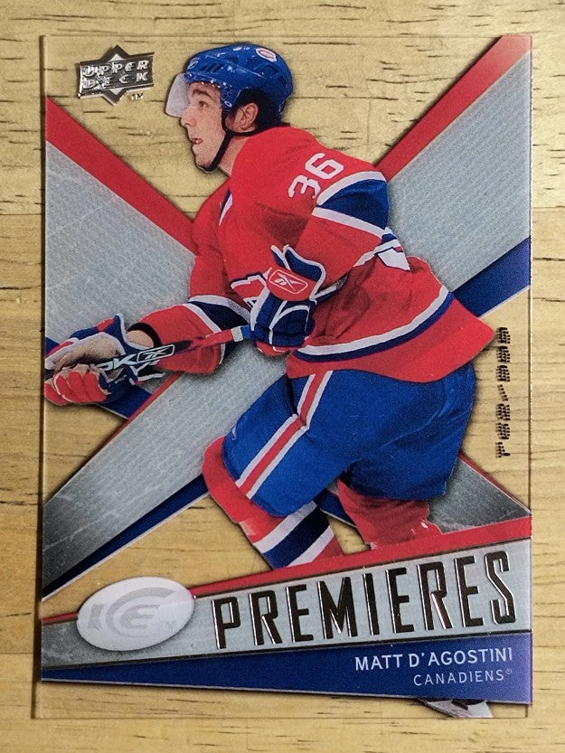 2008-09 Upper Deck Ice #125 Matt D'Agostini RC