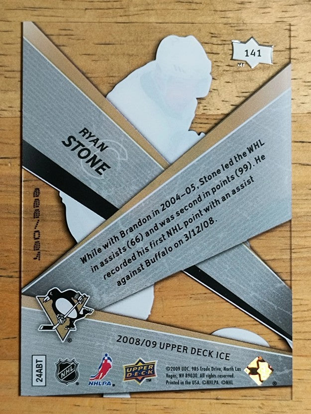 2008-09 Upper Deck Ice #141 Ryan Stone RC
